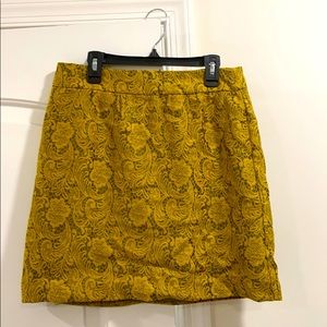 Banana Republic Mustard Colored Skirt Size 2